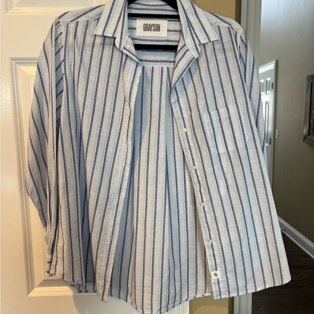 Blue Striped Women’s Striped blouse